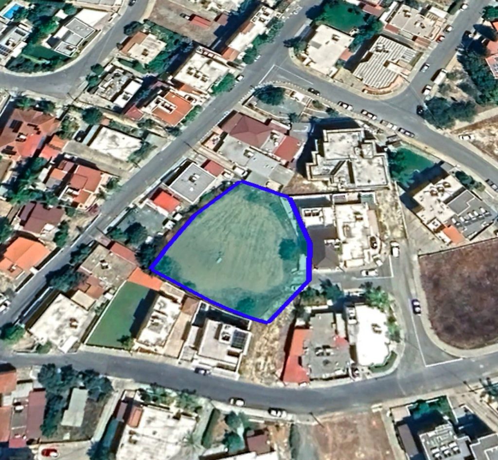 1,301m² Residential Plot for Sale in Limassol – Αgios Athanasios