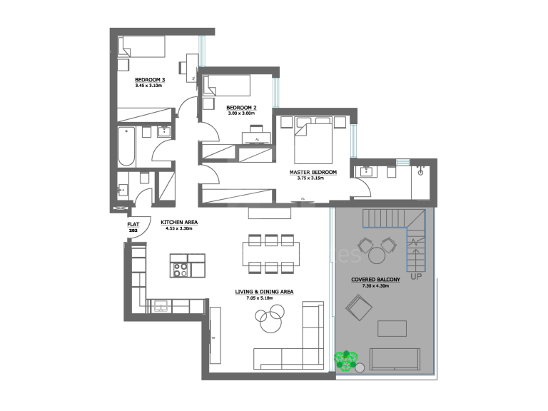 3 Bedroom Apartment for Sale in Engomi, Nicosia District