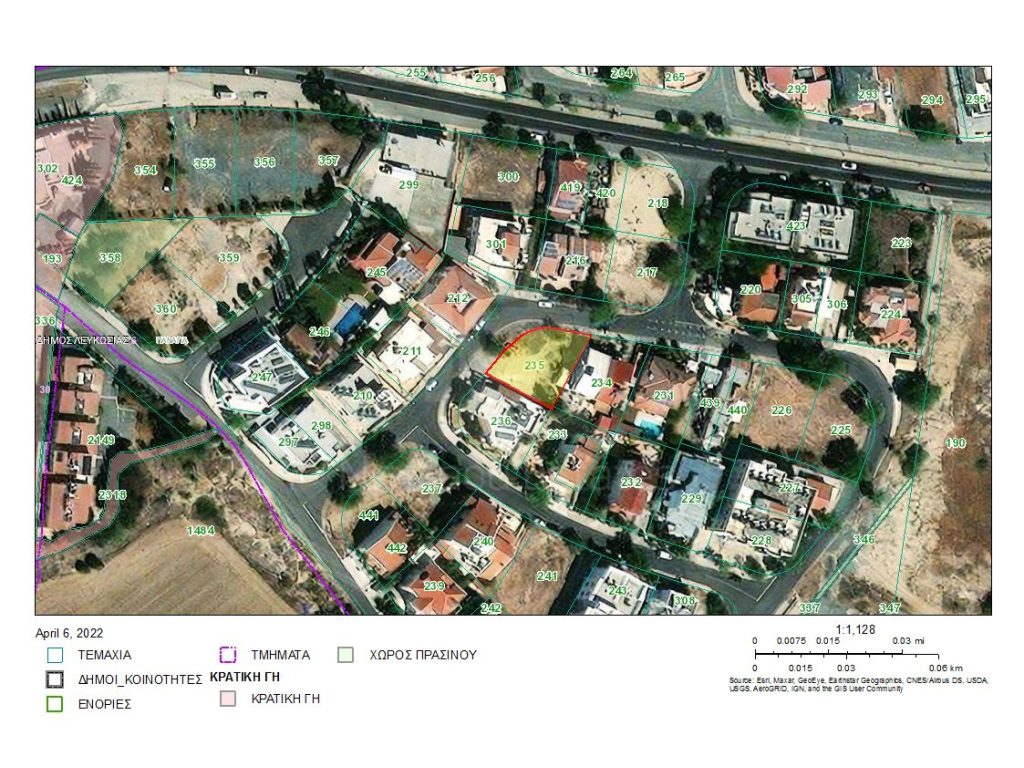 570m² Plot for Sale in Nicosia – Pallouriotissa