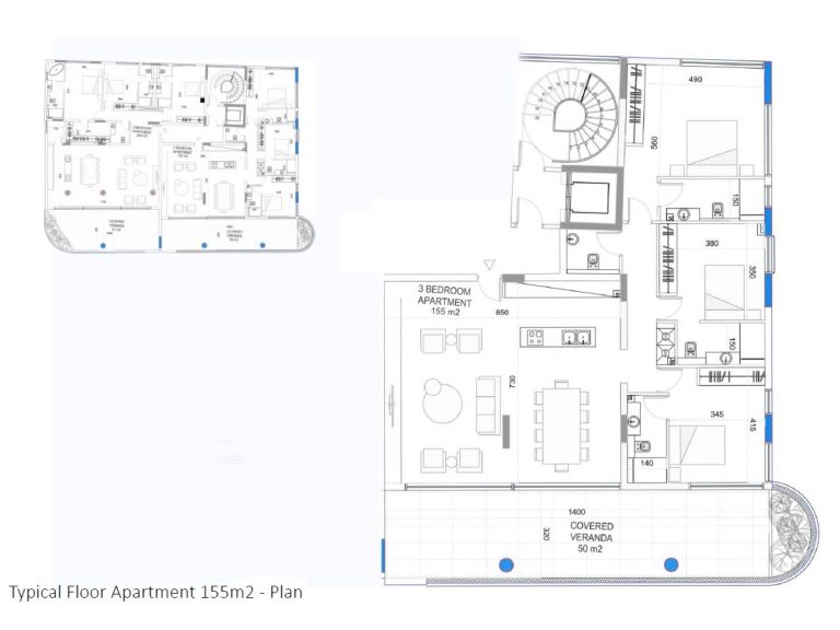 3 Bedroom Apartment for Sale in Nicosia District