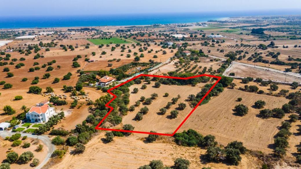 11,037m² Residential Plot for Sale in Mazotos, Larnaca District