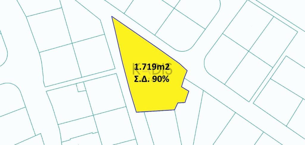 1,719m² Plot for Sale in Strovolos, Nicosia District