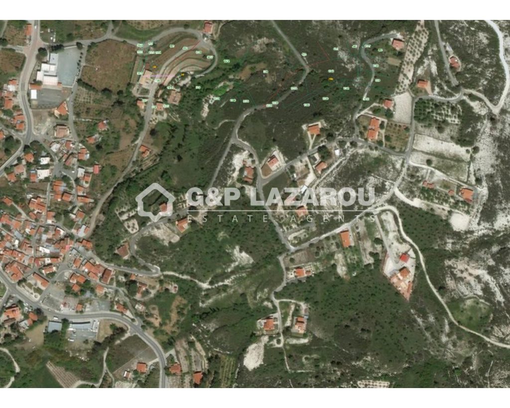 6,021m² Plot for Sale in Trimiklini, Limassol District