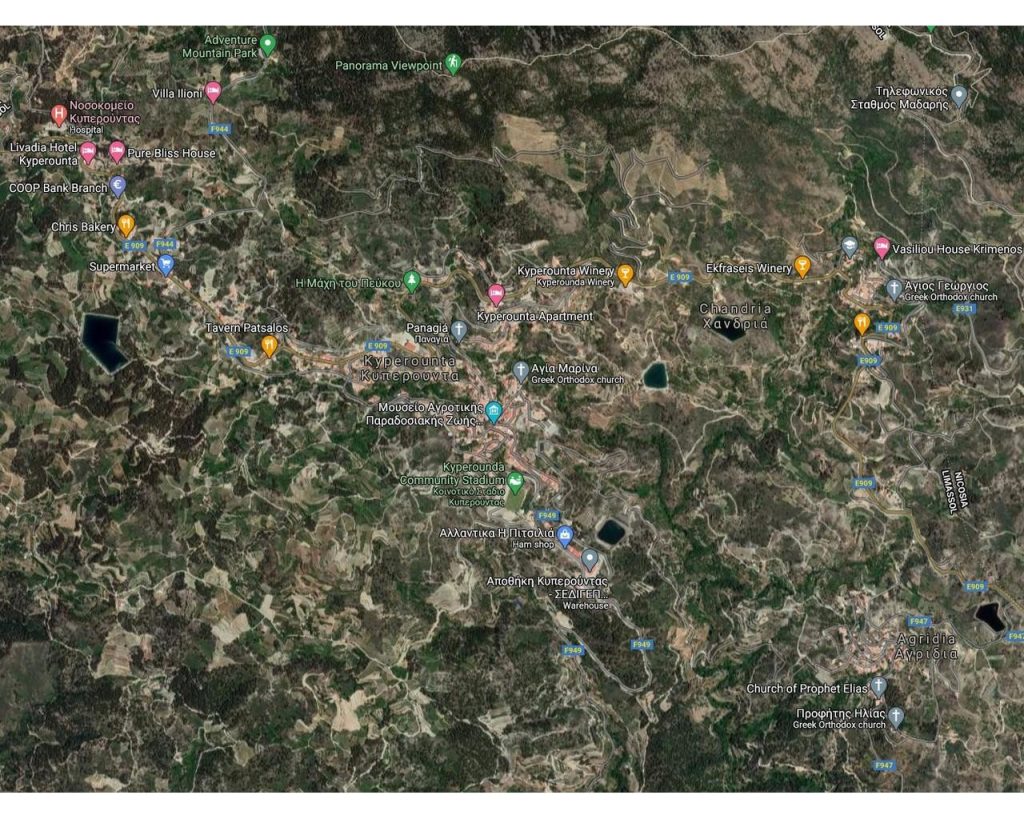 1,004m² Plot for Sale in Kyperounta, Limassol District