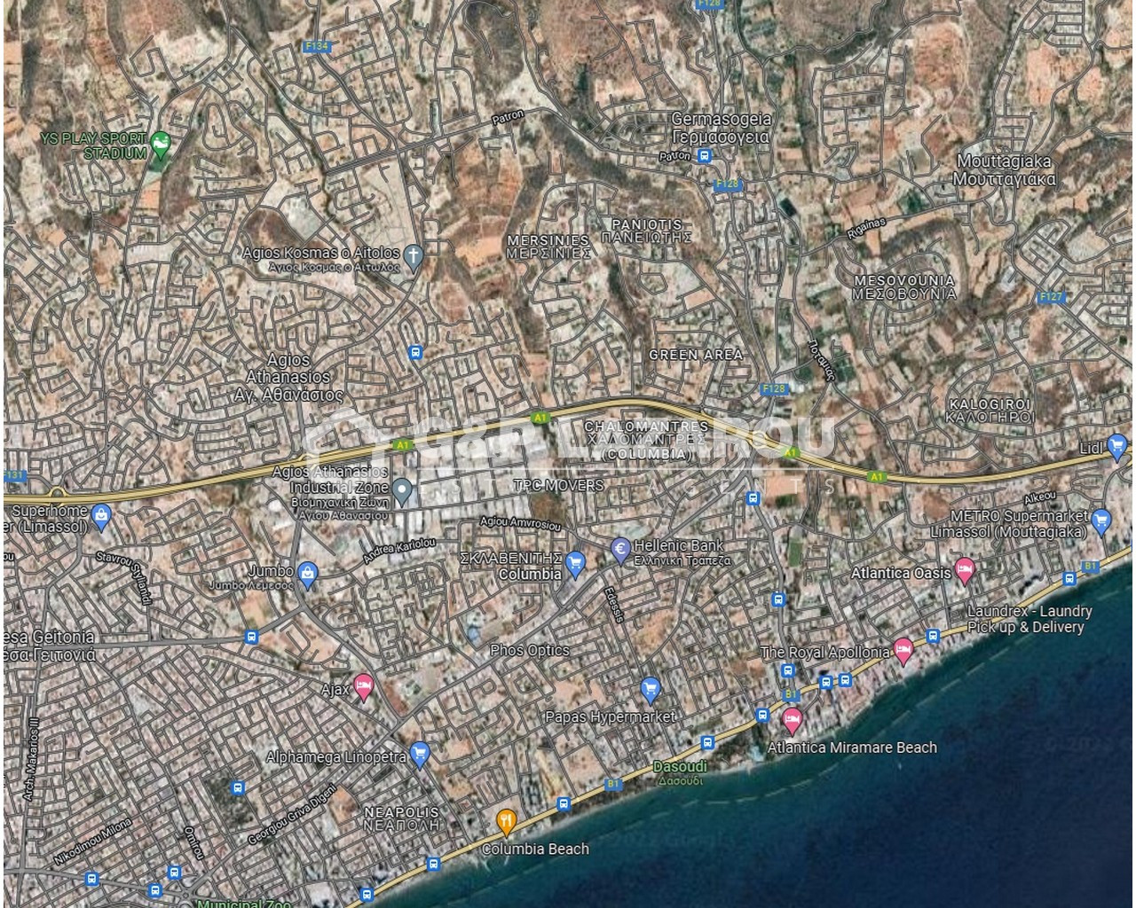 822m² Plot for Sale in Germasogeia, Limassol District