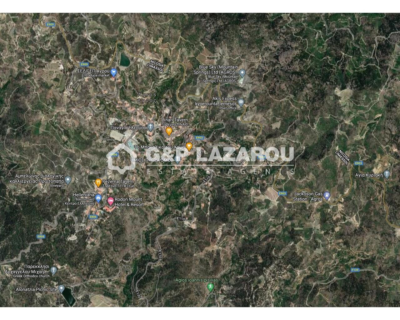1,338m² Plot for Sale in Agros, Limassol District