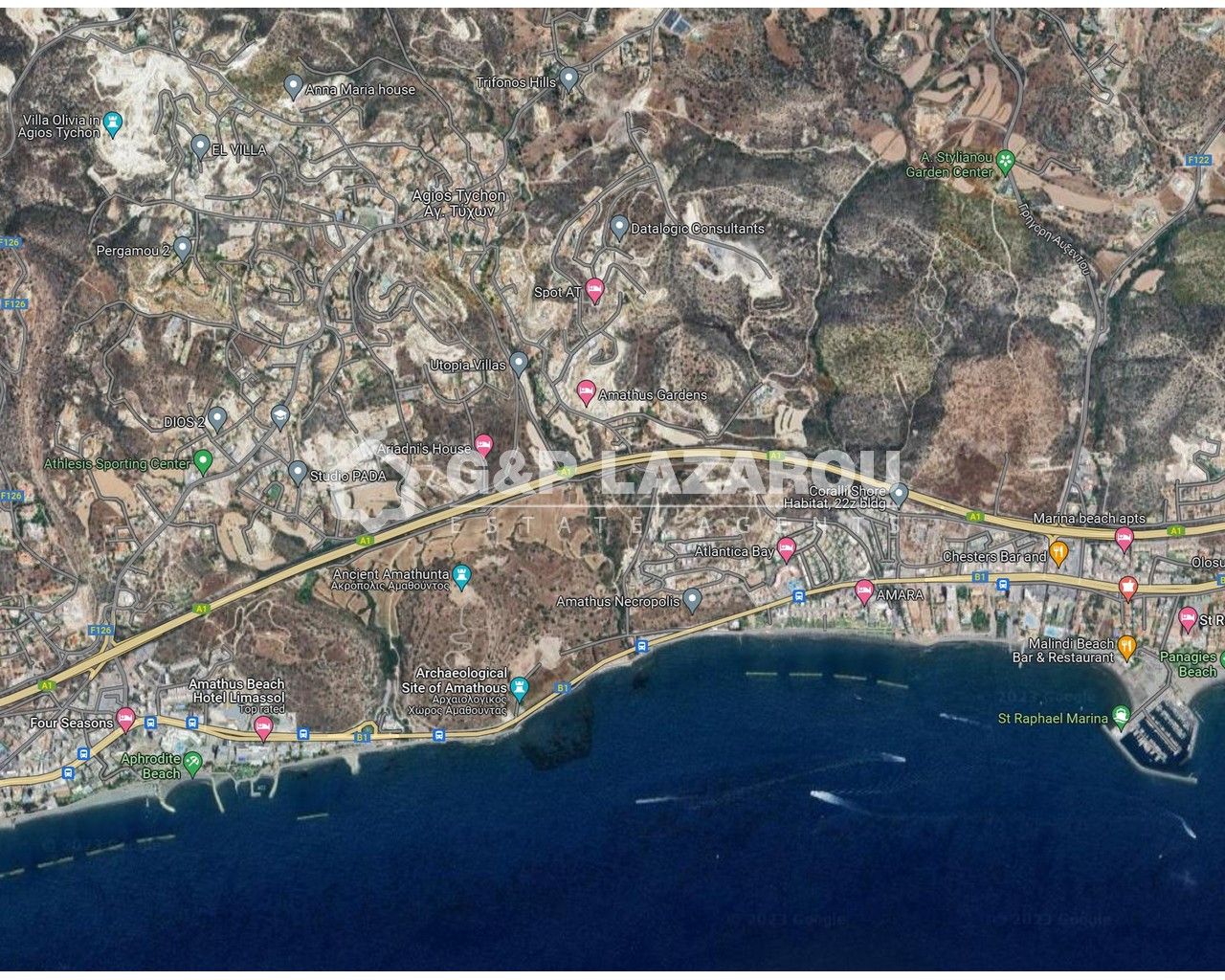 2,435m² Plot for Sale in Agios Tychonas, Limassol District