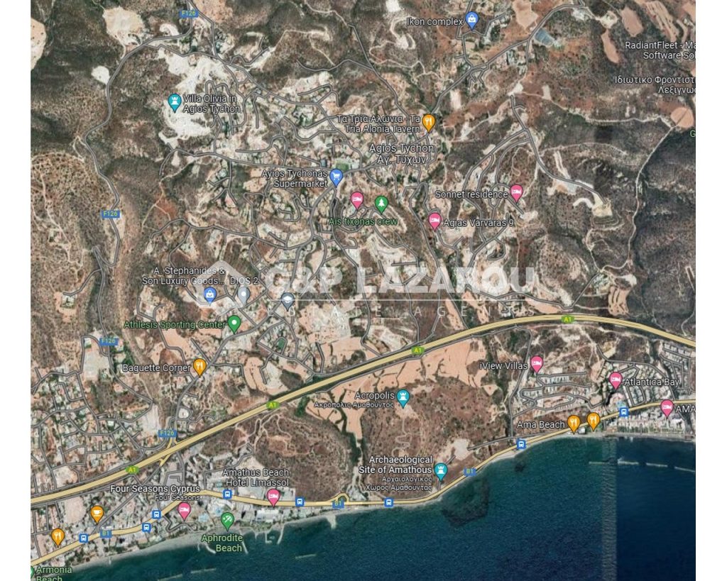 3,825m² Plot for Sale in Agios Tychonas, Limassol District
