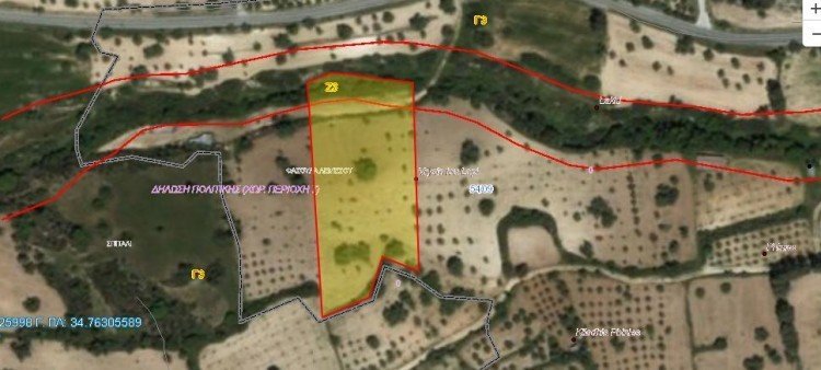 7,244m² Plot for Sale in Fasoula Lemesou, Limassol District