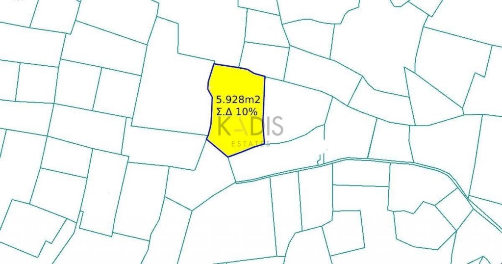 5,928m² Plot for Sale in Dali, Nicosia District