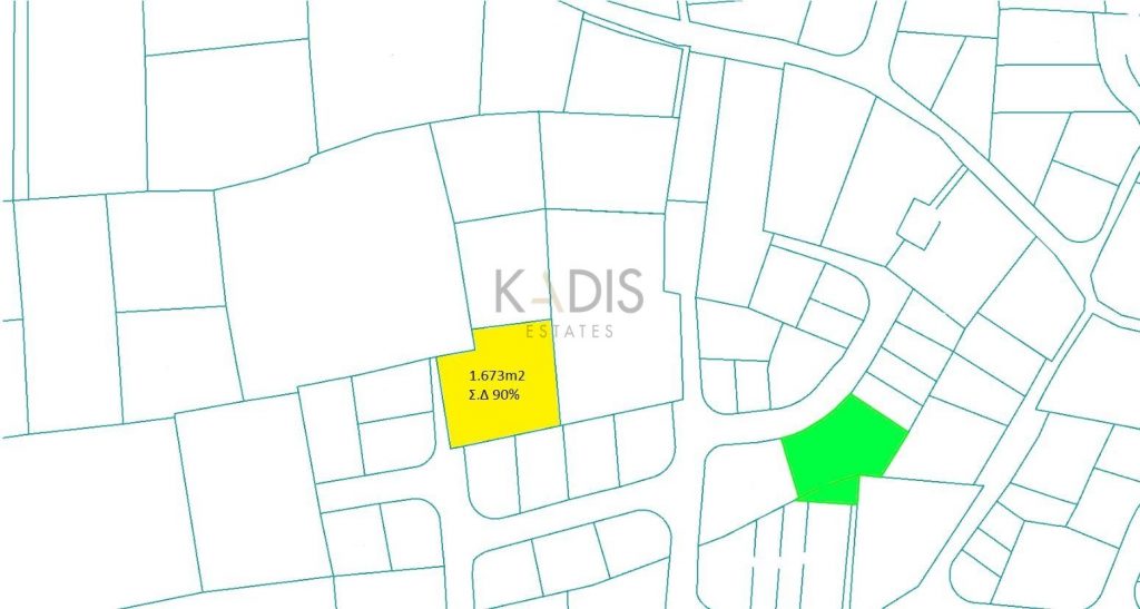 1,673m² Plot for Sale in Nicosia District