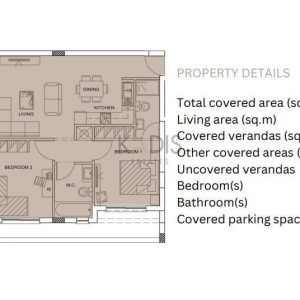 2 Bedroom Apartment for Sale in Livadia Larnakas, Larnaca District