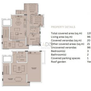 3 Bedroom Apartment for Sale in Livadia Larnakas, Larnaca District