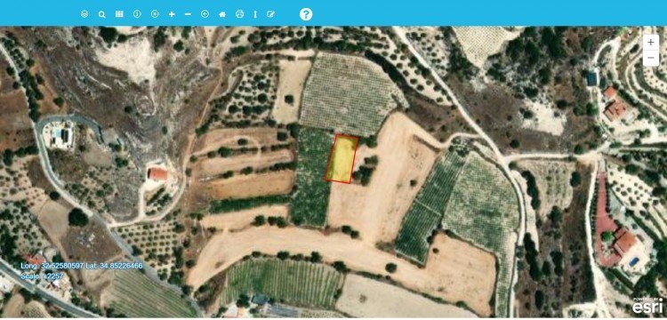 1,004m² Plot for Sale in Letymvou, Paphos District