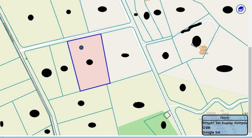 7,109m² Plot for Sale in Kissonerga, Paphos District