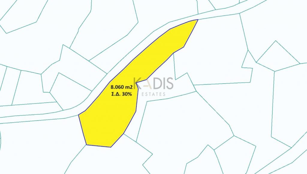 8,060m² Plot for Sale in Parekklisia, Limassol District