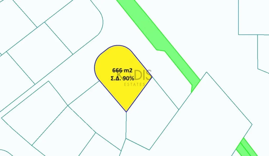 666m² Plot for Sale in Nicosia District