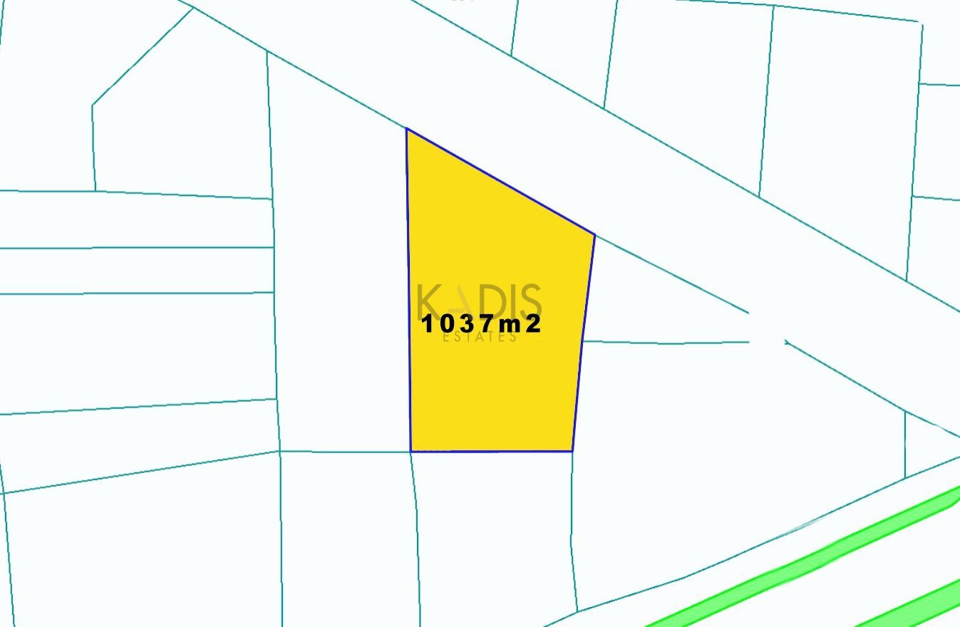 1,037m² Plot for Sale in Nicosia – Kaimakli