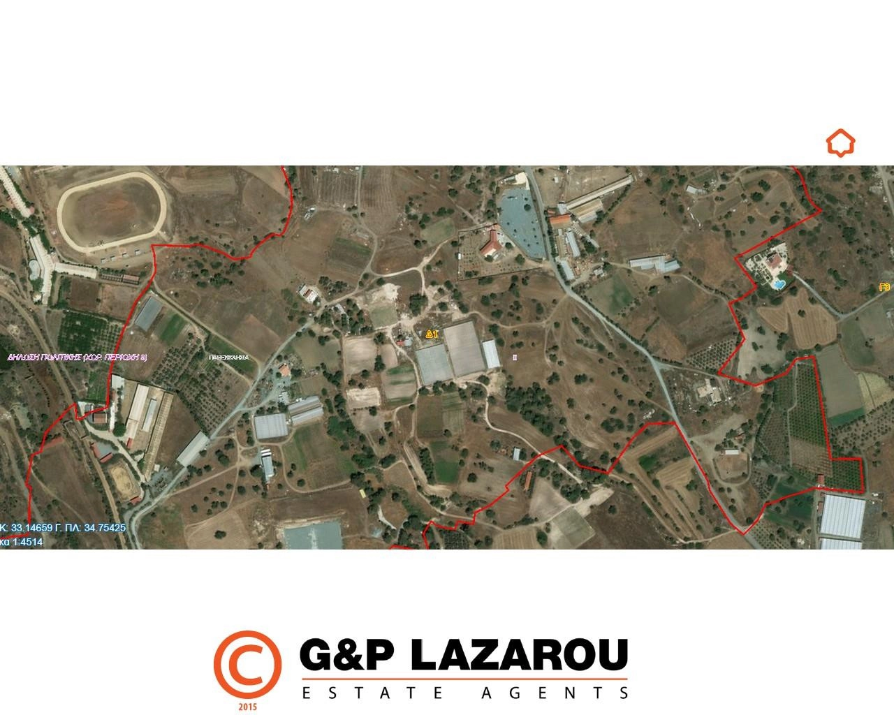 13,380m² Plot for Sale in Parekklisia, Limassol District