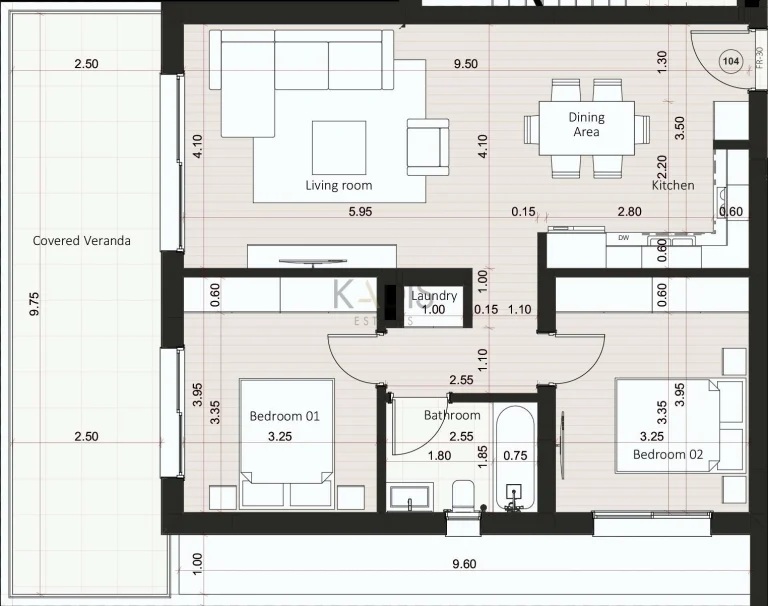 2 Bedroom Apartment for Sale in Limassol – Mesa Geitonia