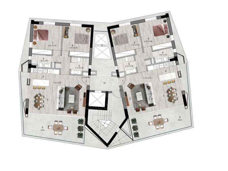 2 Bedroom Apartment for Sale in Dasoupolis, Nicosia District