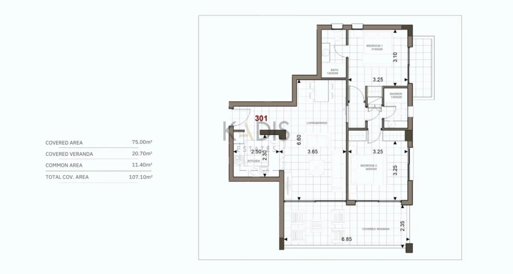 2 Bedroom Apartment for Sale in Trachoni Lemesou, Limassol District