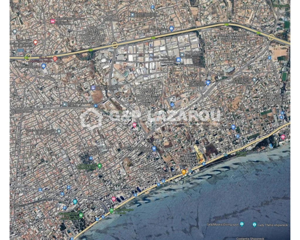 3,530m² Plot for Sale in Limassol – Agios Athanasios