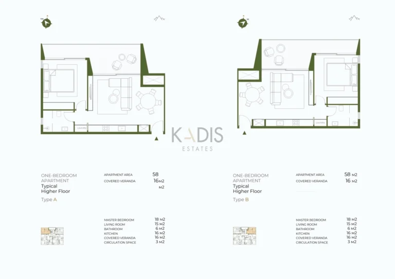 1 Bedroom Apartment for Sale in Limassol District