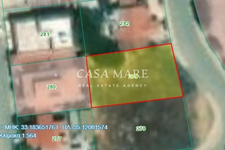 841m² Residential Plot for Sale in Palaiometocho, Nicosia District