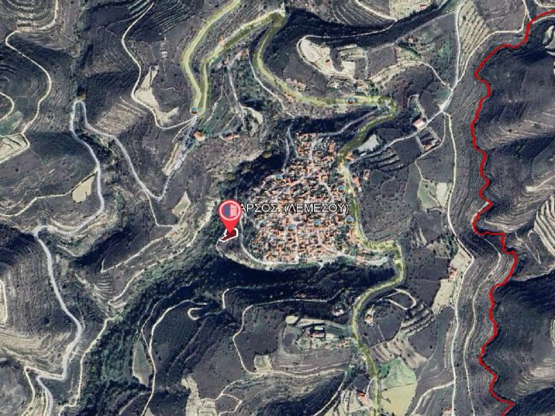 1,673m² Plot for Sale in Arsos, Limassol District