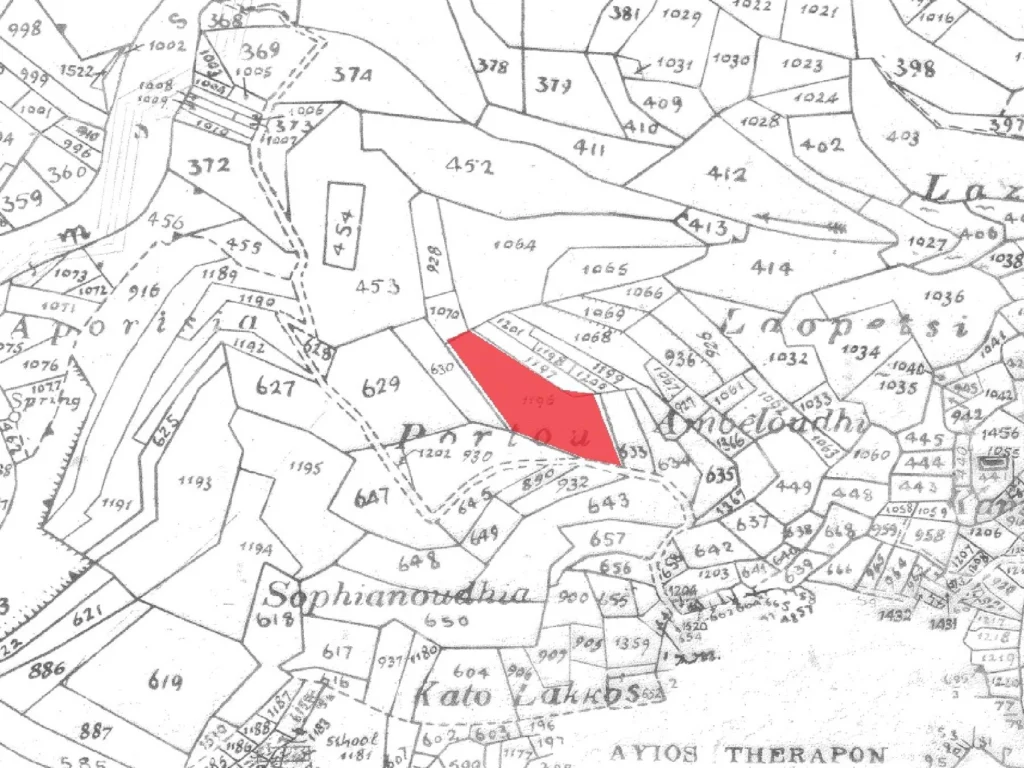 3,512m² Plot for Sale in Agios Therapon, Limassol District