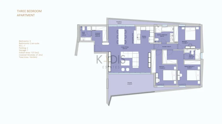 2 Bedroom Apartment for Sale in Limassol District