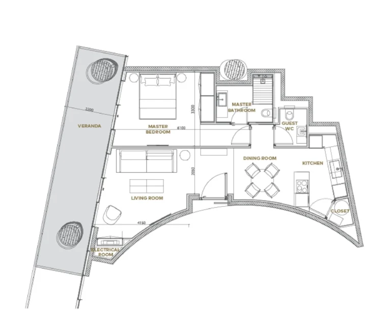 2 Bedroom Apartment for Sale in Famagusta District