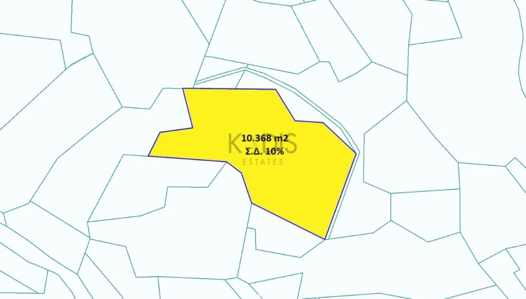 10,368m² Plot for Sale in Pelendri, Limassol District