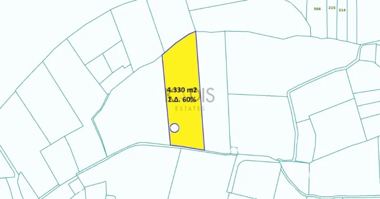 4,330m² Plot for Sale in Dali, Nicosia District