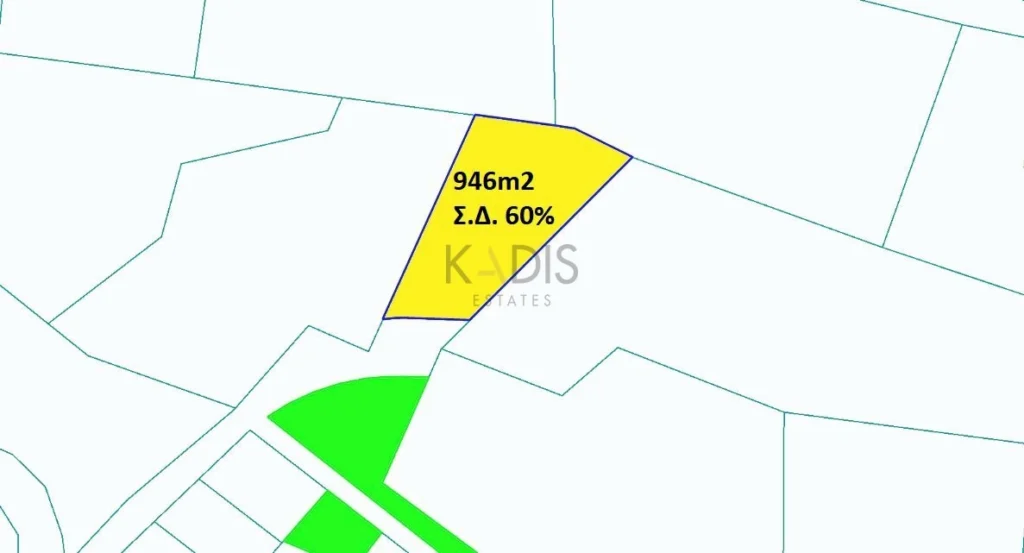 946m² Plot for Sale in Alampra, Nicosia District