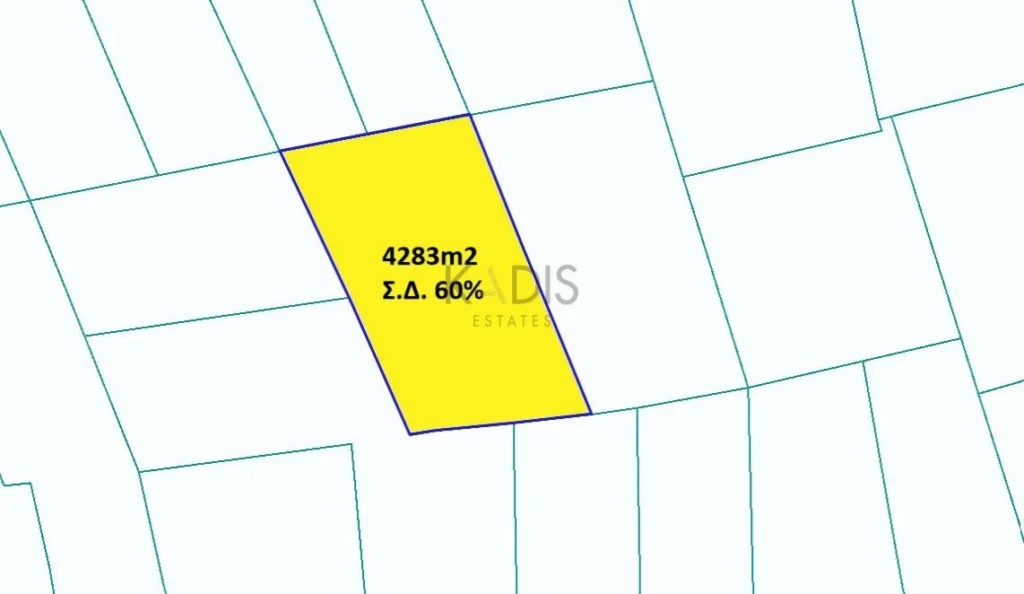 4,283m² Plot for Sale in Dali, Nicosia District