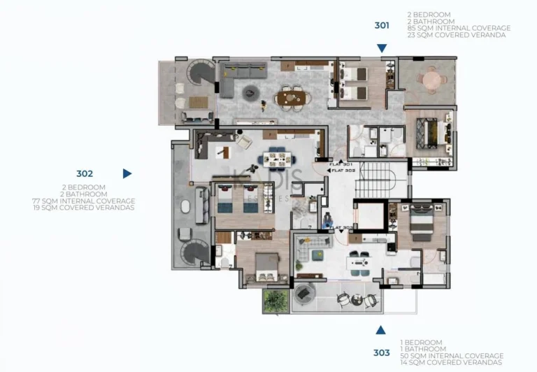 2 Bedroom Apartment for Sale in Livadia Larnakas, Larnaca District