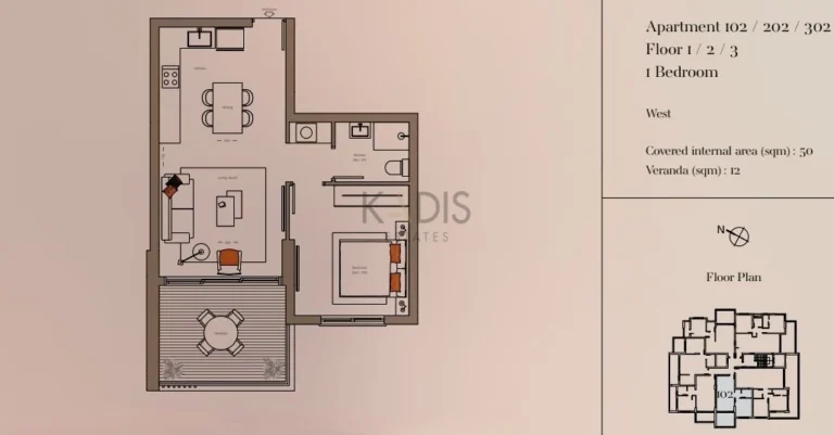 1 Bedroom Apartment for Sale in Limassol District