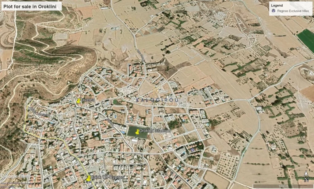614m² Plot for Sale in Oroklini, Larnaca District