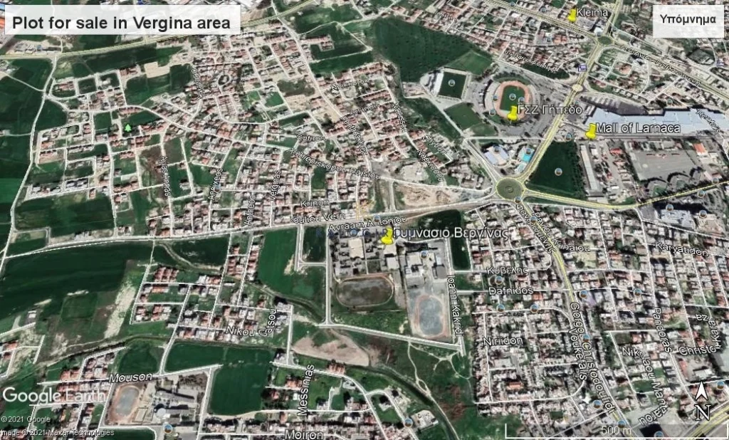 530m² Plot for Sale in Vergina, Larnaca District