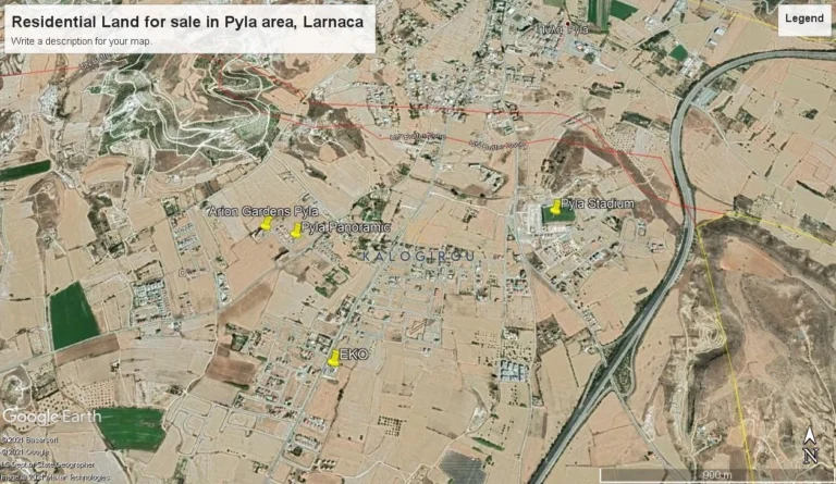 71,152m² Plot for Sale in Pyla, Larnaca District