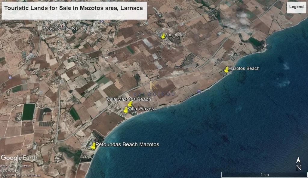 2,820m² Plot for Sale in Mazotos, Larnaca District