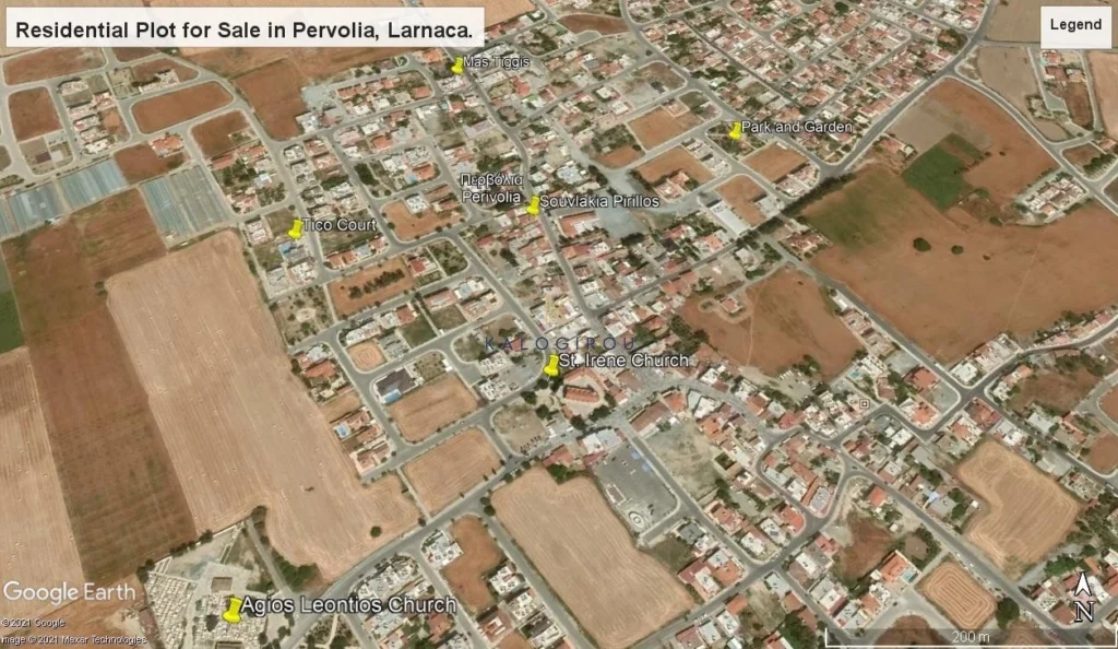 531m² Plot for Sale in Pervolia Larnacas