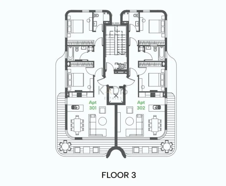 2 Bedroom Apartment for Sale in Limassol – Neapolis