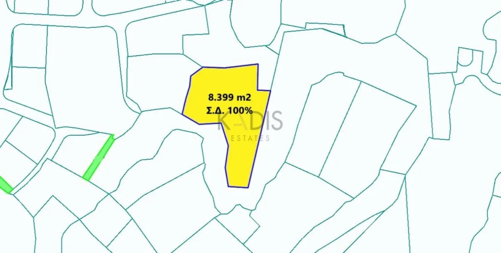 8,399m² Plot for Sale in Dali, Nicosia District