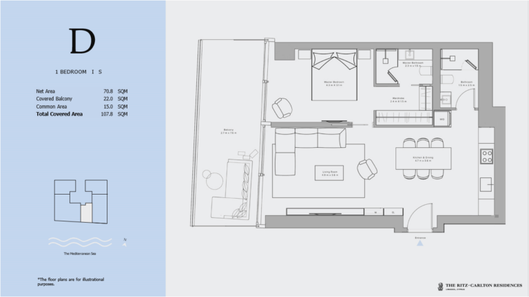 1 Bedroom Apartment for Rent in Mouttagiaka, Limassol District
