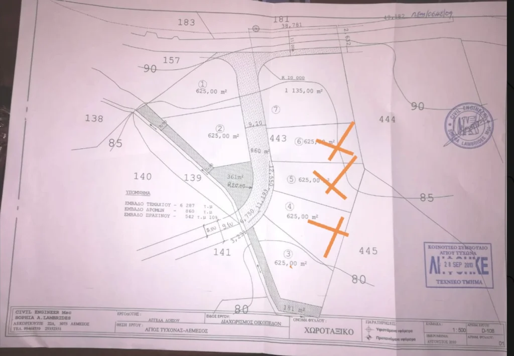 625m² Plot for Sale in Agios Tychonas, Limassol District
