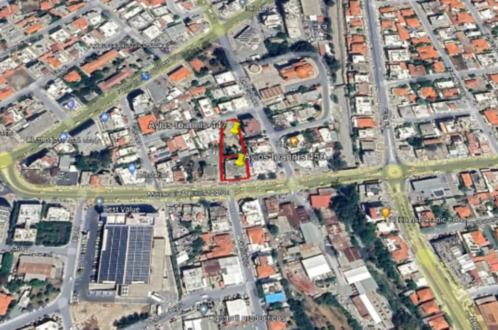 1,370m² Plot for Sale in Nicosia – Agios Ioannis, Limassol District
