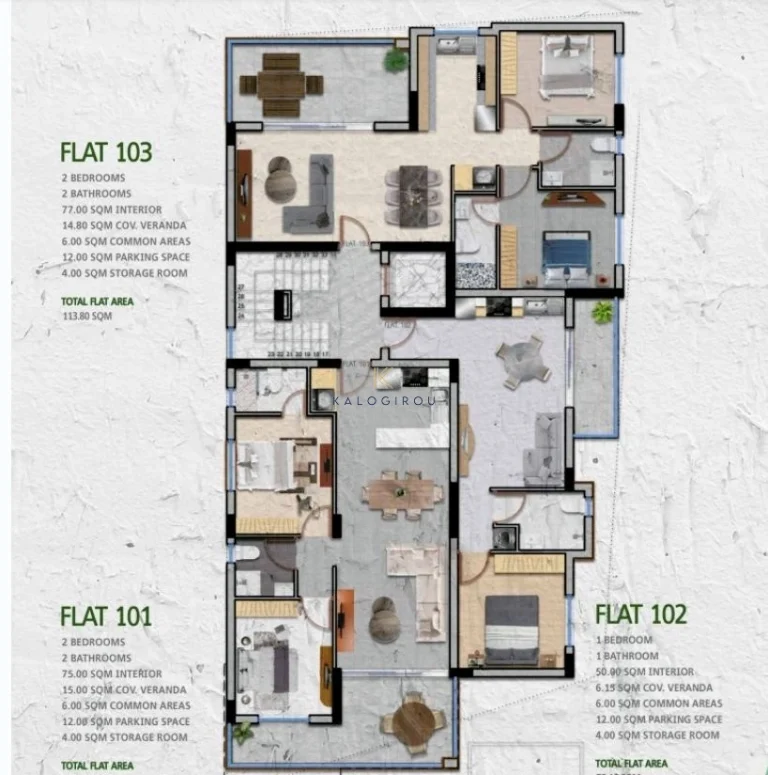 2 Bedroom Apartment for Sale in Livadia Larnakas, Larnaca District